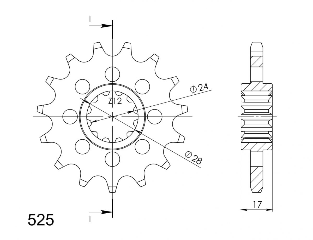 FRONT 15T, 525