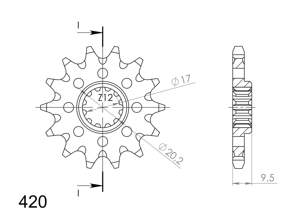 FRONT 14T, 420