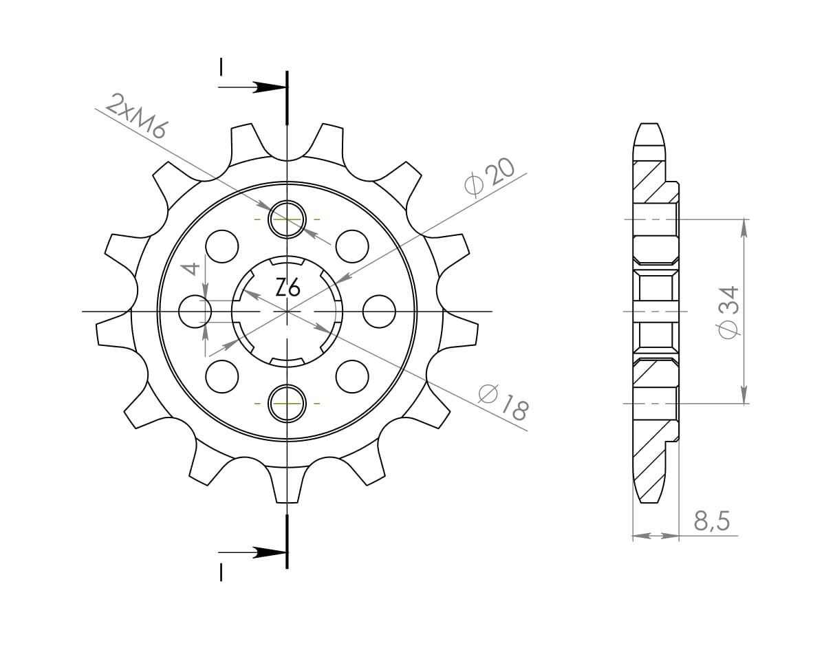 FRONT 13T, 520