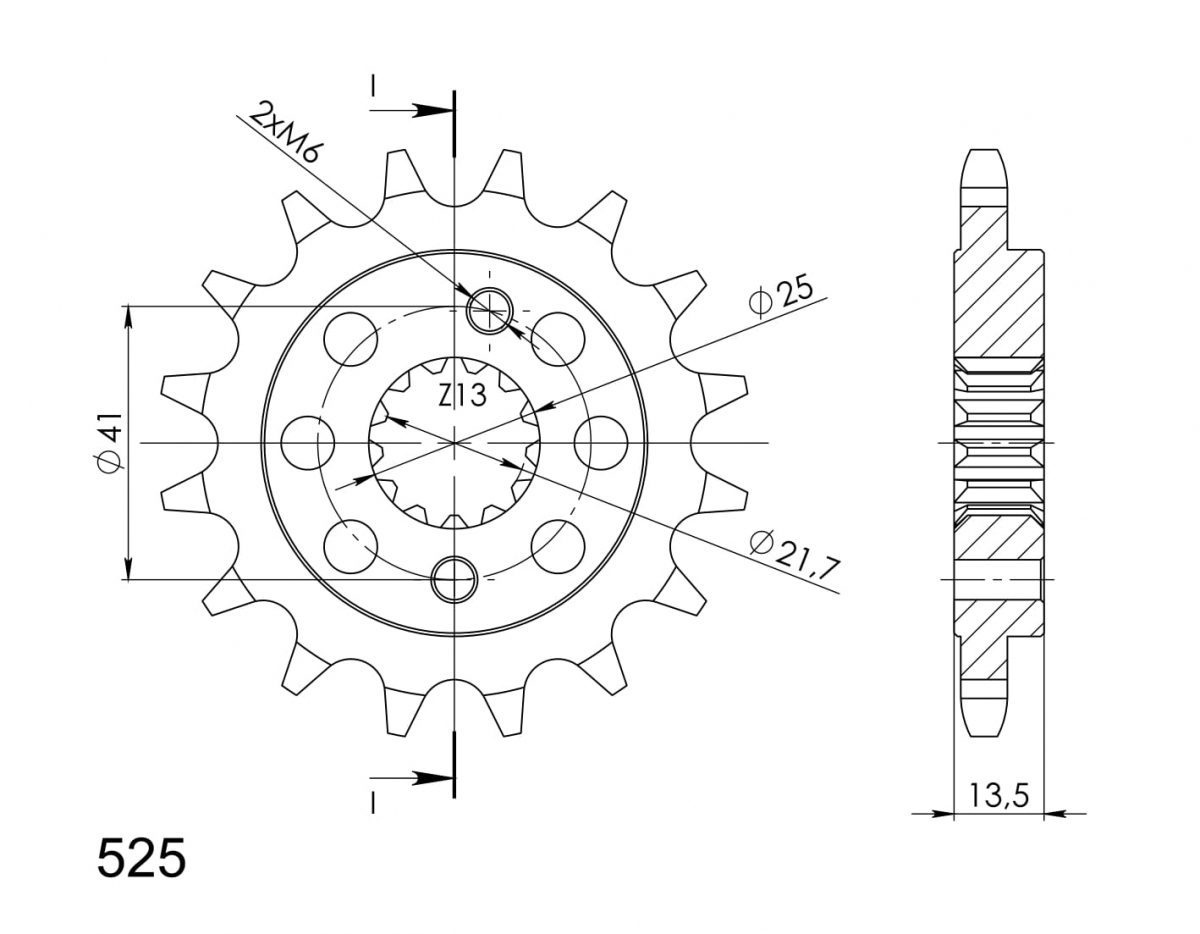FRONT 16T, 525