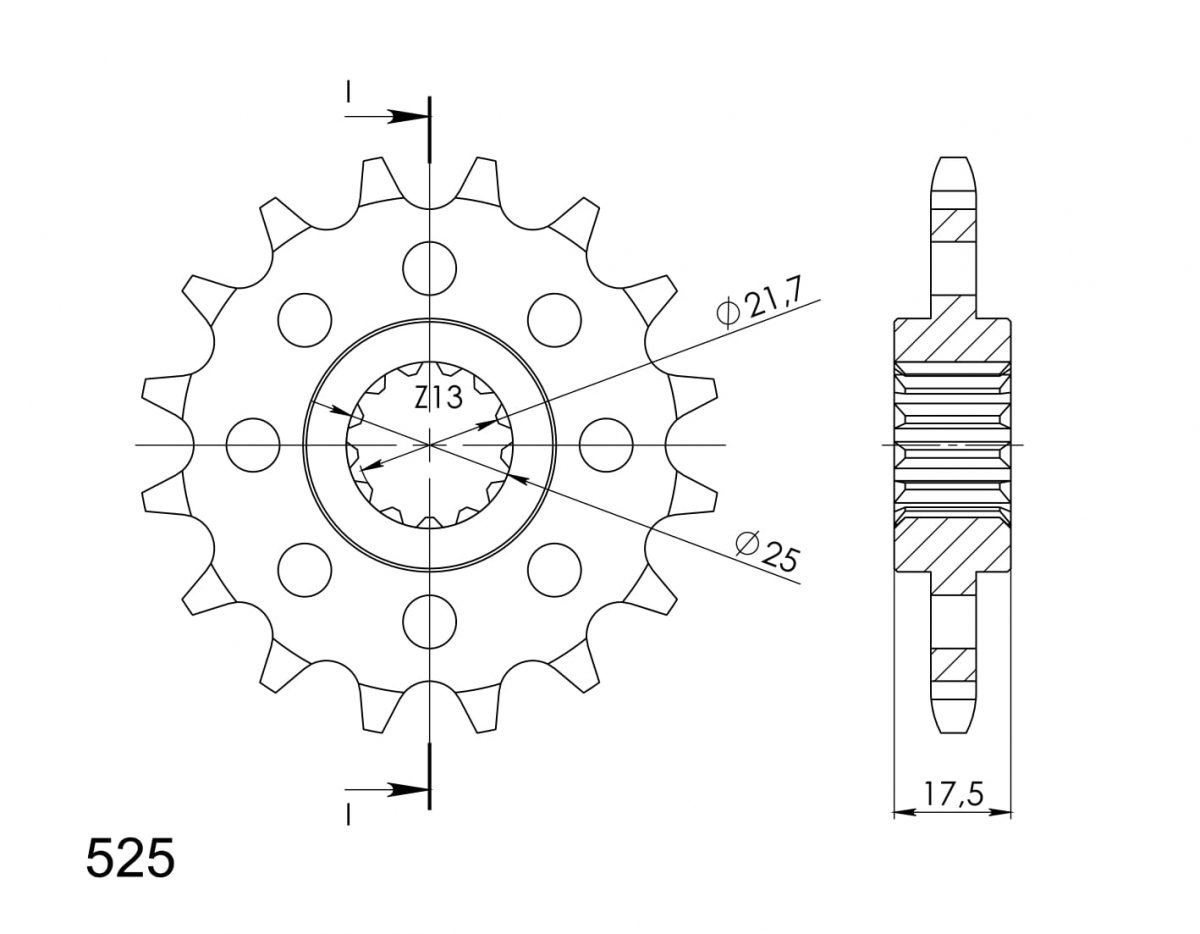 FRONT 15T, 525