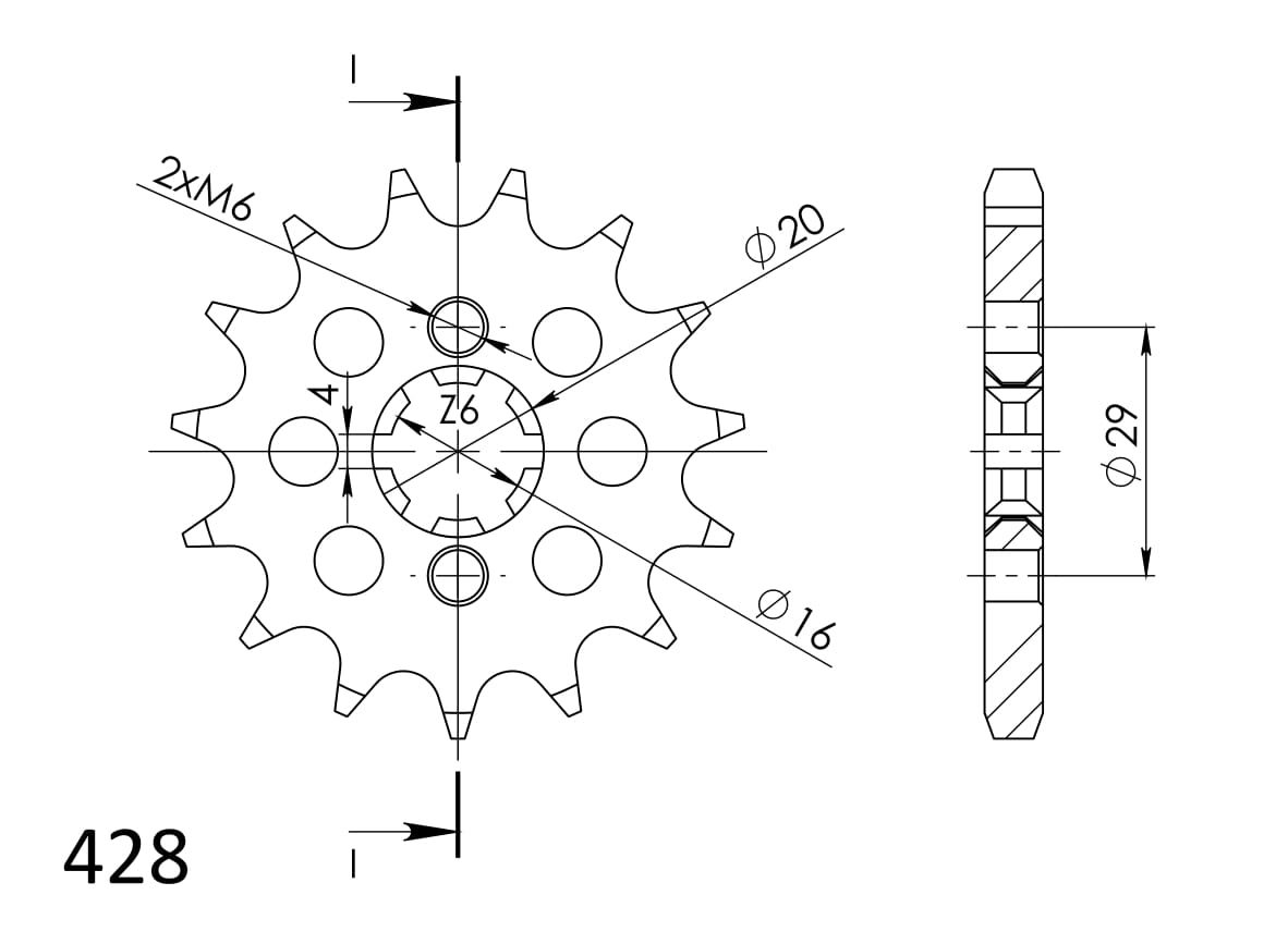 FRONT 13T, 428