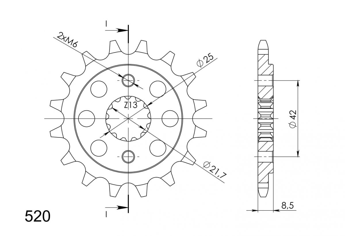 FRONT 16T, 520