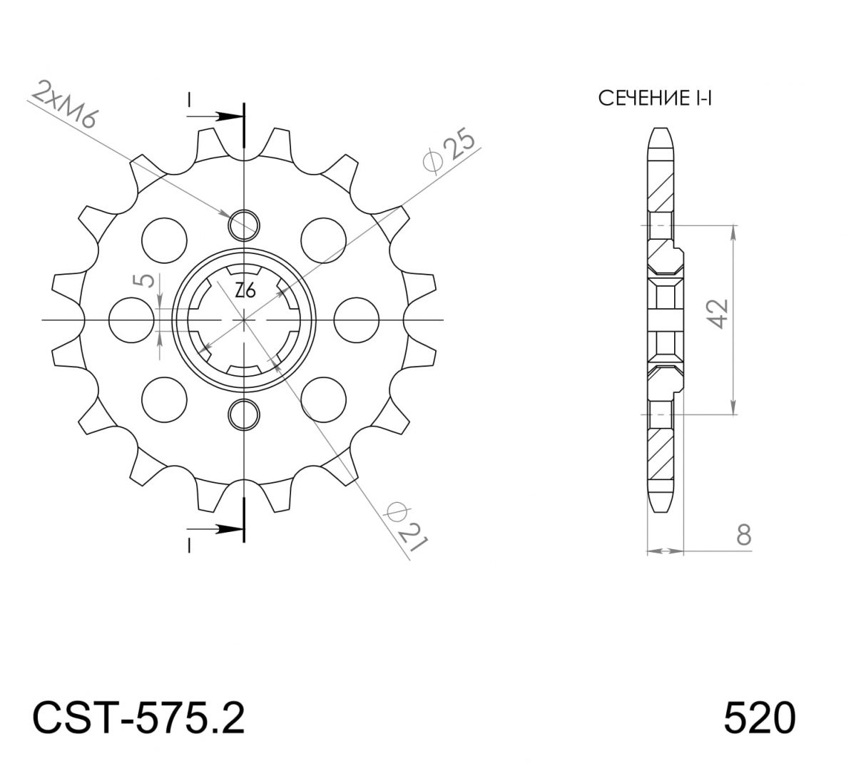 FRONT 16T, 520