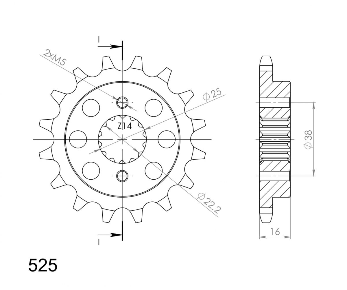 FRONT 15T, 525