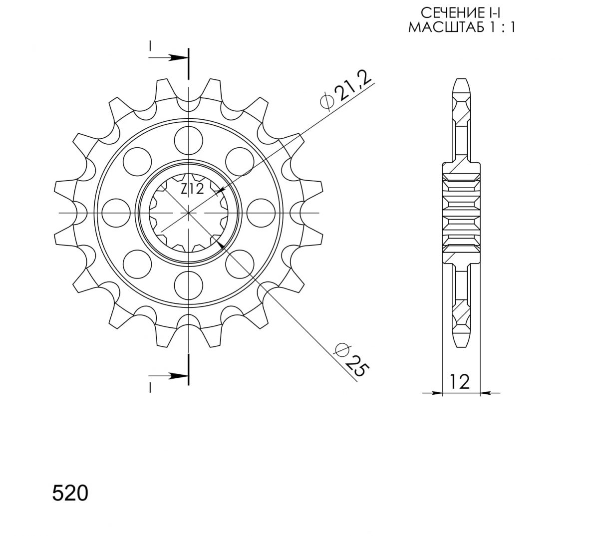 FRONT 16T, 520