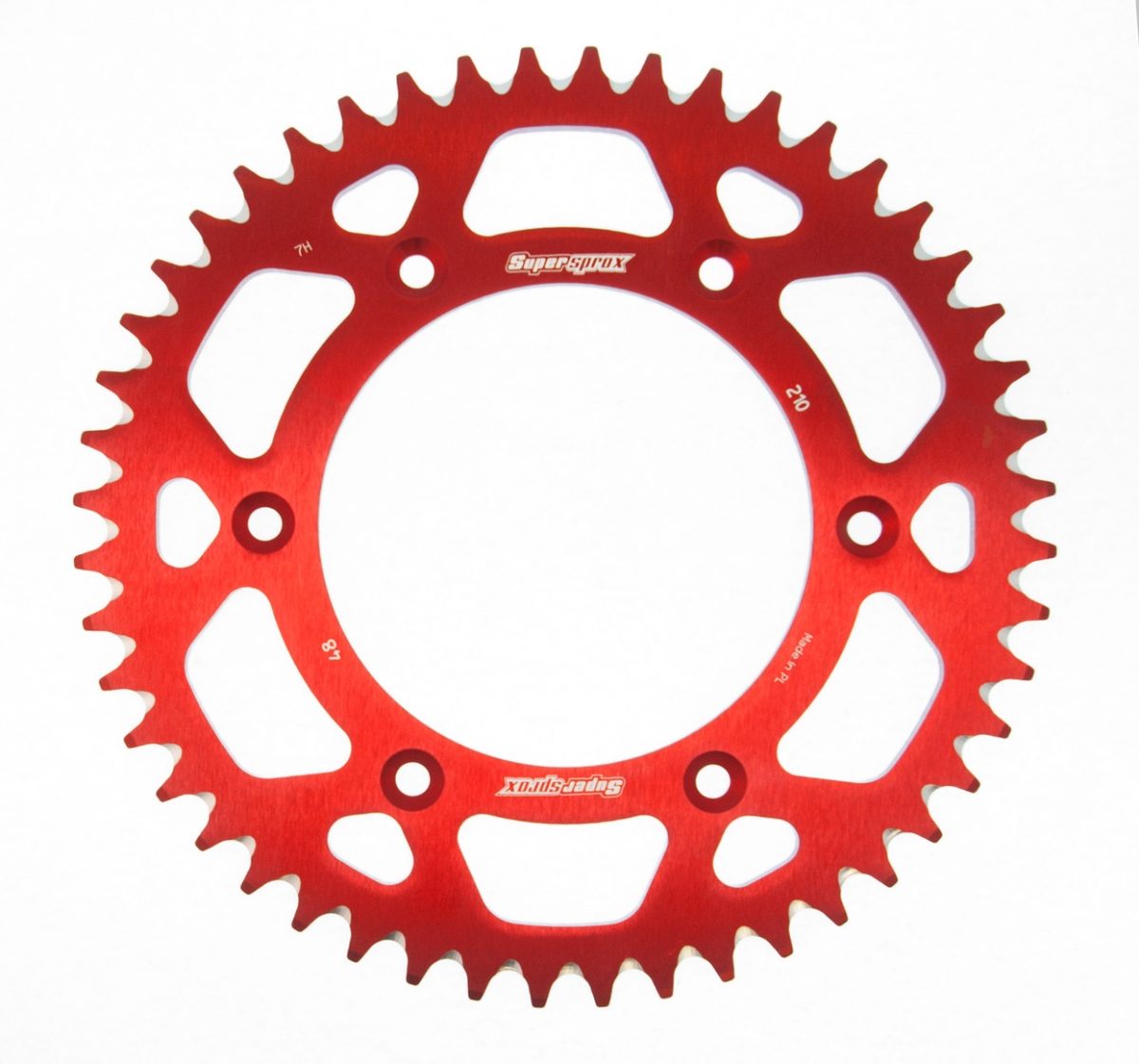 REAR ALU 48T, RED, 520