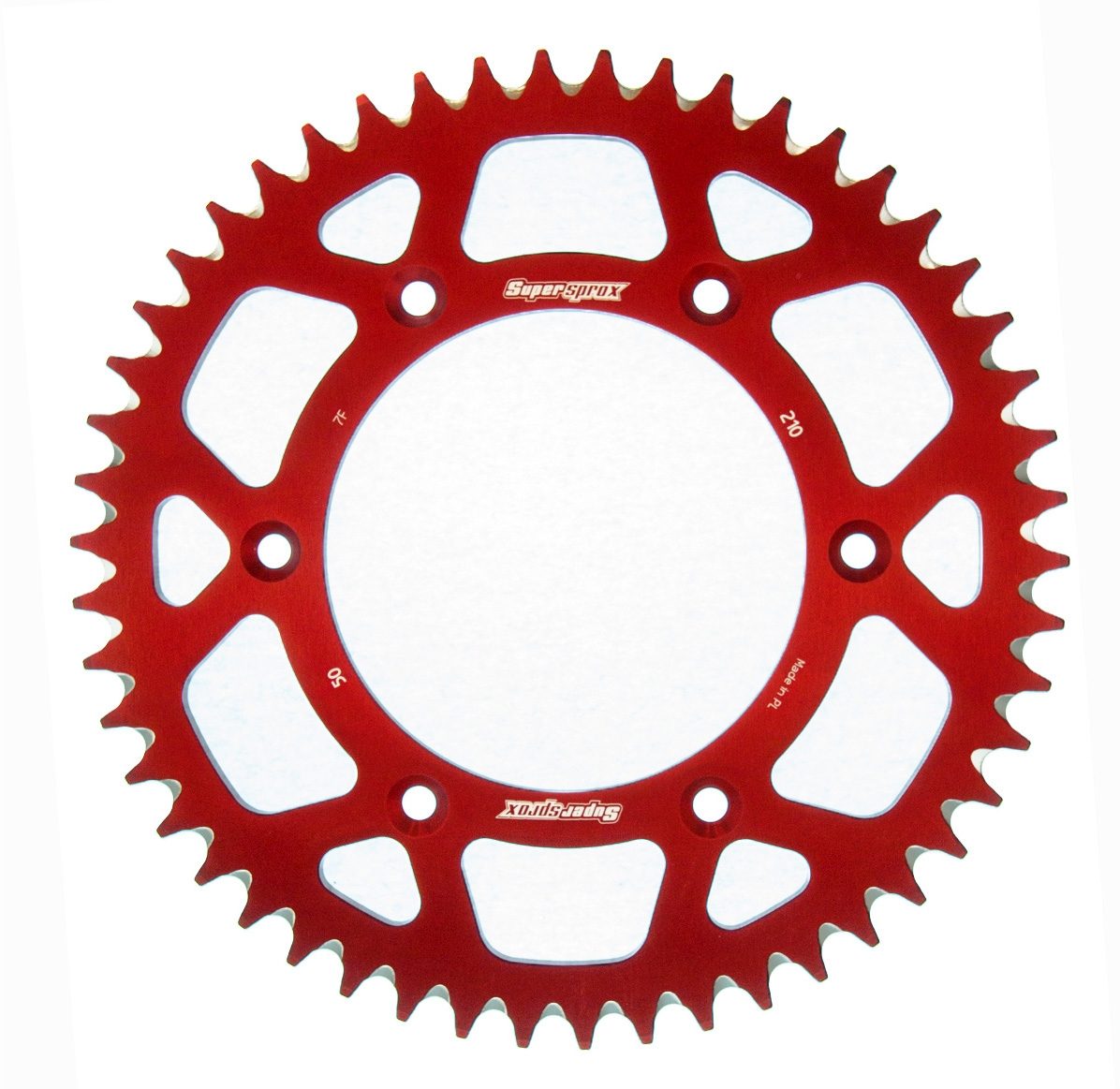 REAR ALU 50T, RED, 520