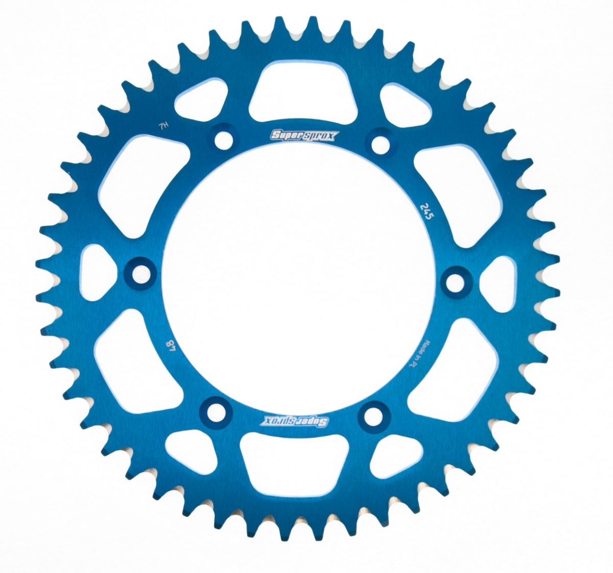 REAR ALU 48T, BLUE, 520