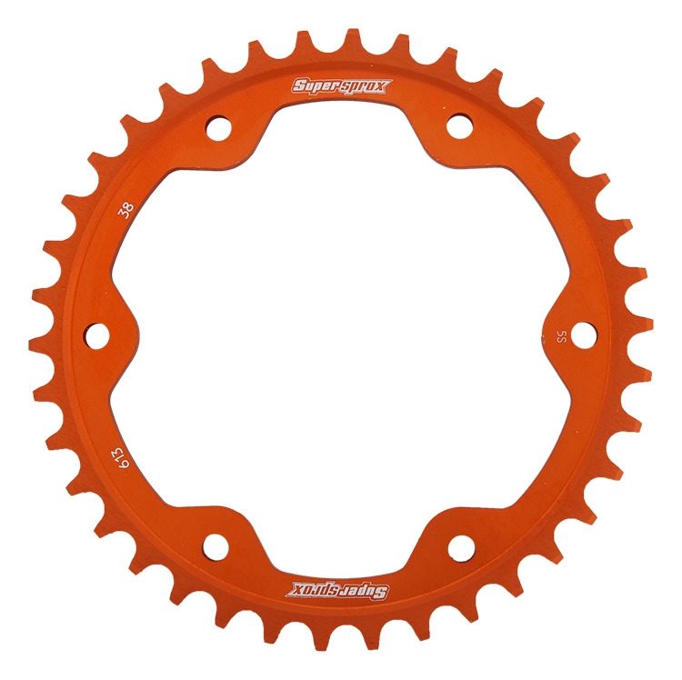 REAR ALU 38T, ORANGE, 525