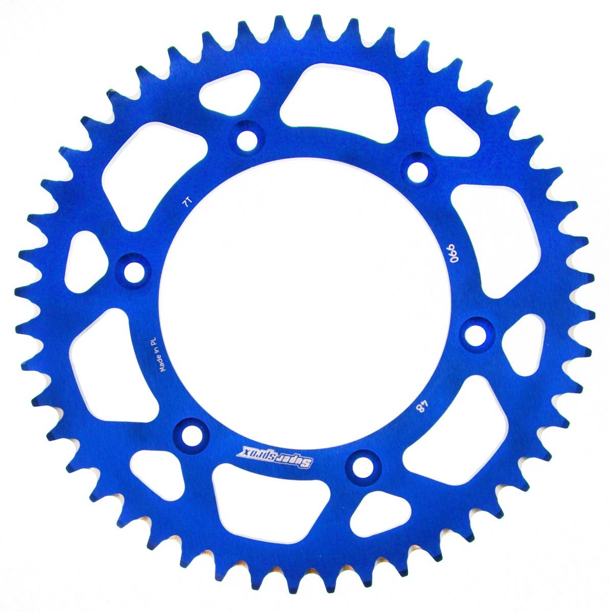REAR ALU 48T, BLUE, 520