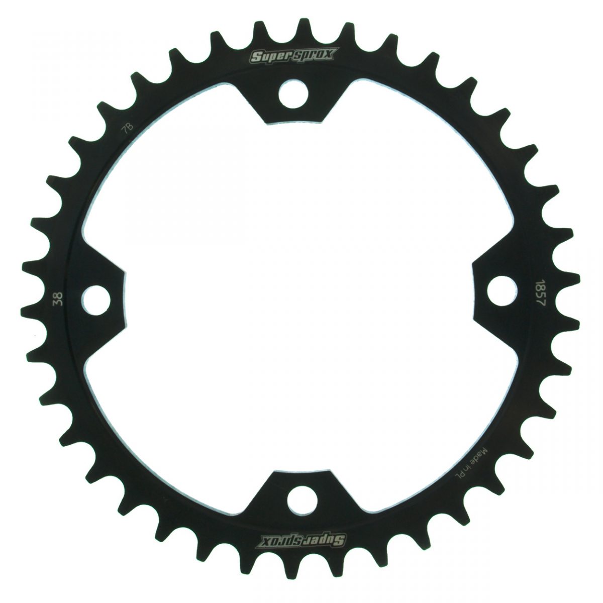 REAR STEEL 73T, BLACK, 520 foto 2