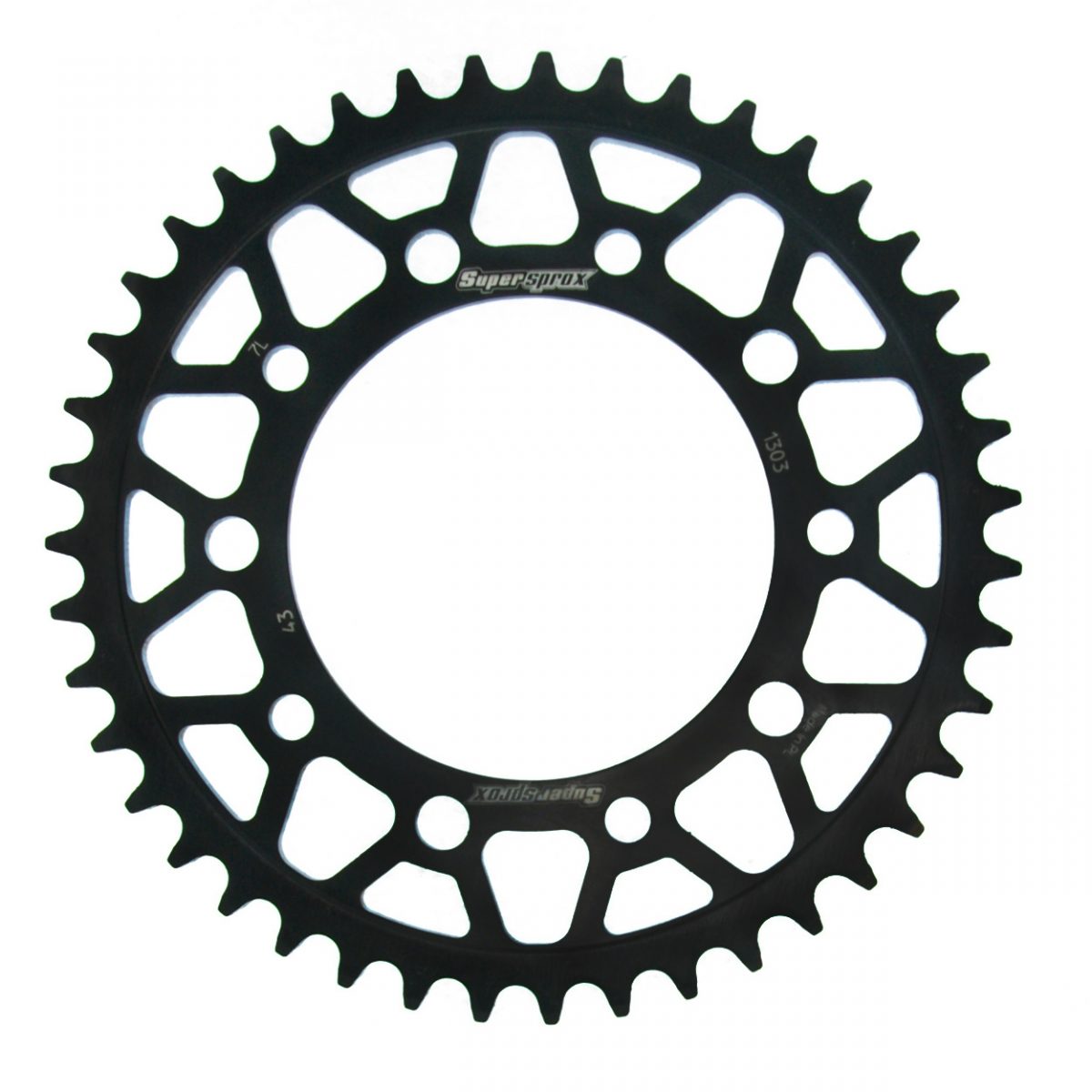 REAR STEEL 43T, BLACK, 520 foto 2