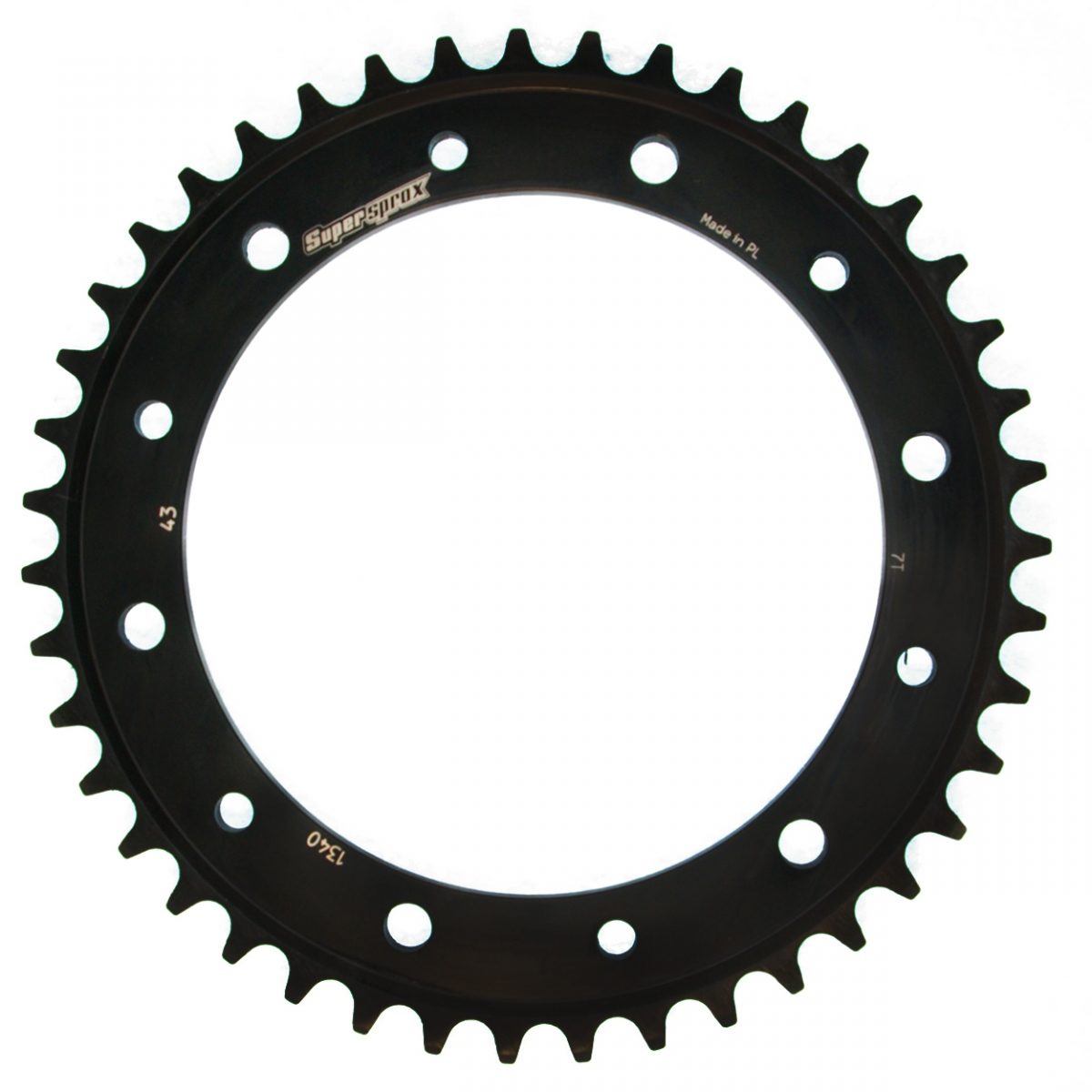 REAR STEEL 43T, BLACK, 530 foto 2