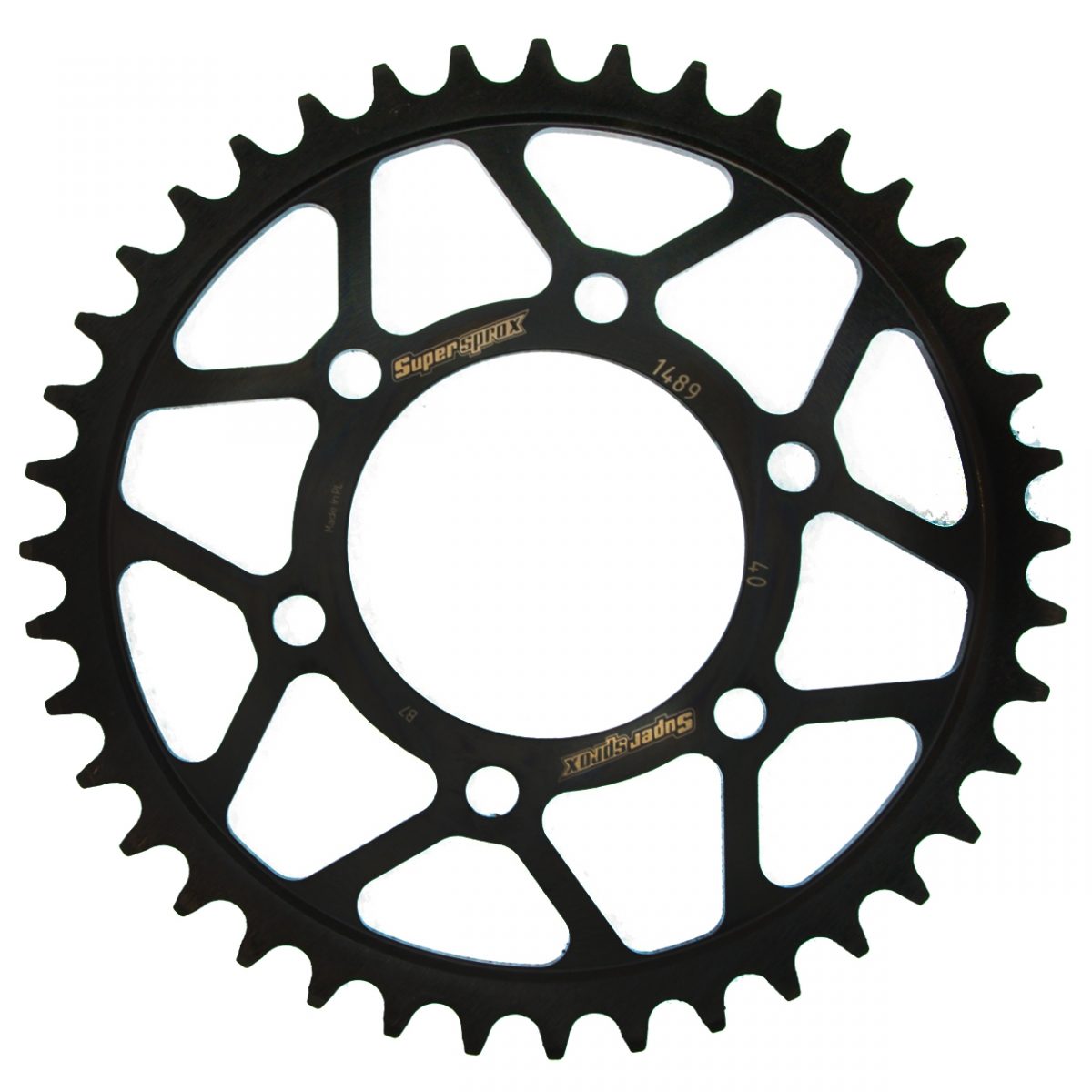 REAR STEEL 40T, BLACK, 525 foto 2