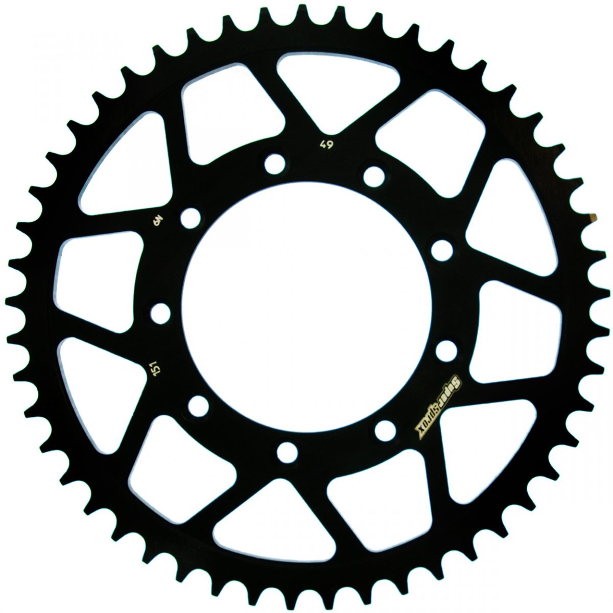 REAR STEEL 49T, BLACK, 520 foto 2