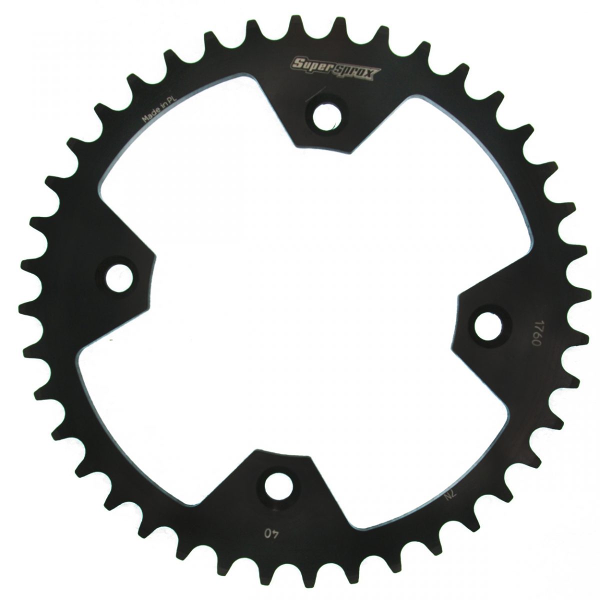 REAR STEEL 40T, BLACK, 520 foto 2