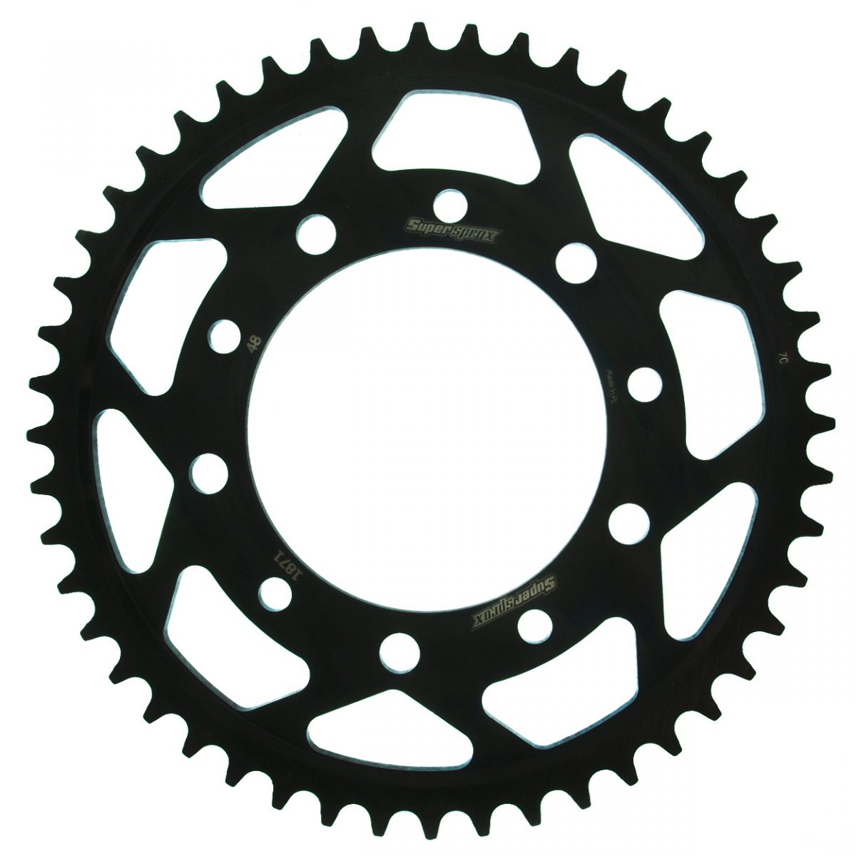 REAR STEEL 48T, BLACK foto 2