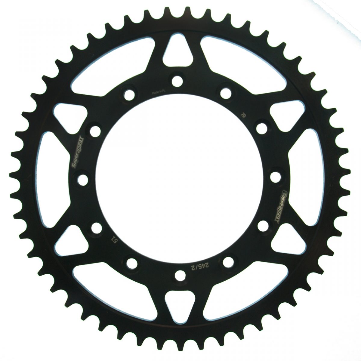 REAR STEEL 51T, BLACK, 520 foto 2