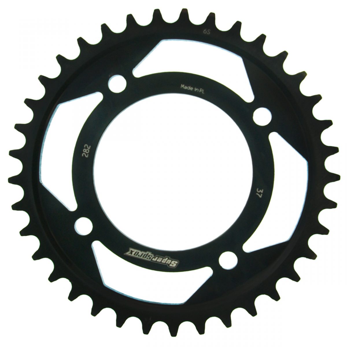 REAR STEEL 37T, 530, BLACK foto 2
