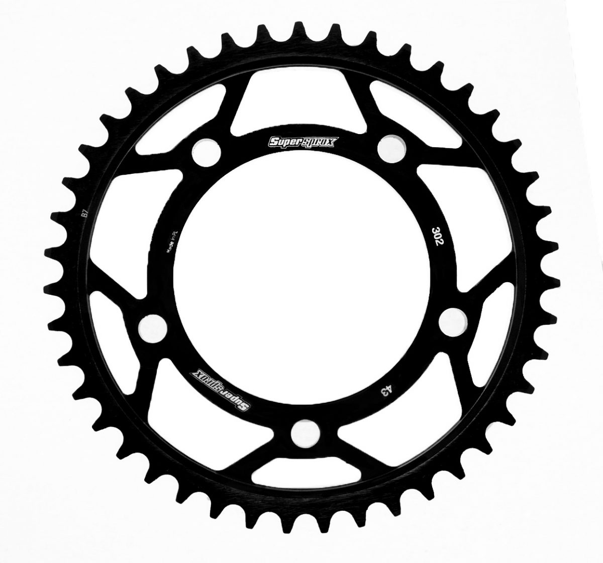 REAR STEEL 43T, BLACK, 530 foto 2