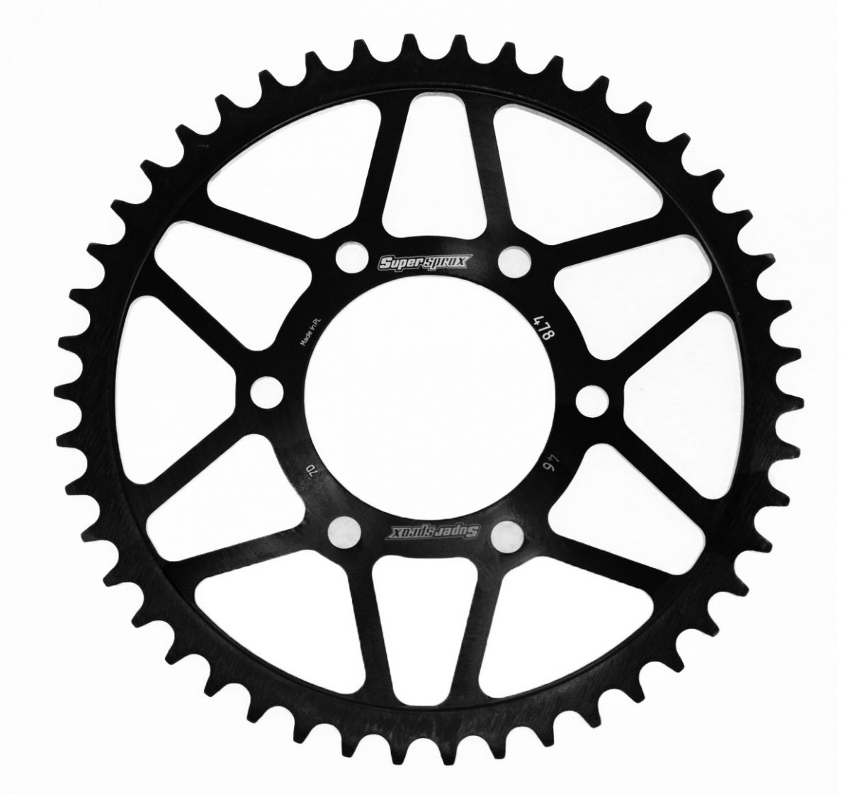 REAR STEEL 46T, BLACK, 520 foto 2