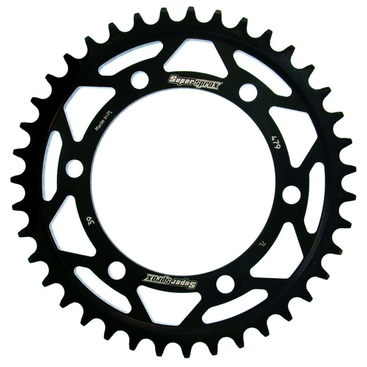 REAR STEEL 39T, BLACK, 530 foto 2