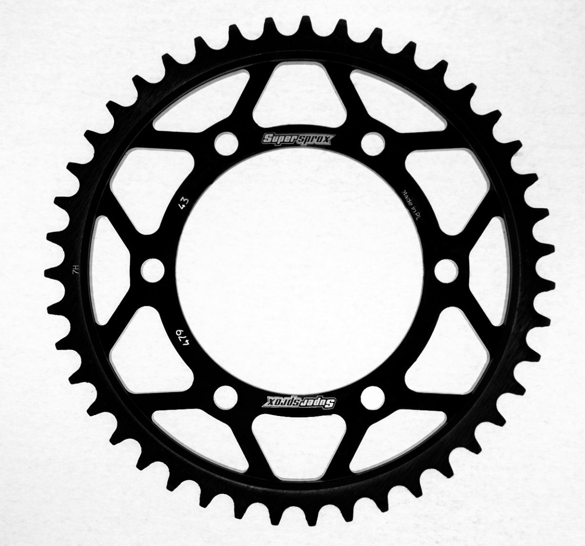 REAR STEEL 43T, BLACK, 530 foto 2