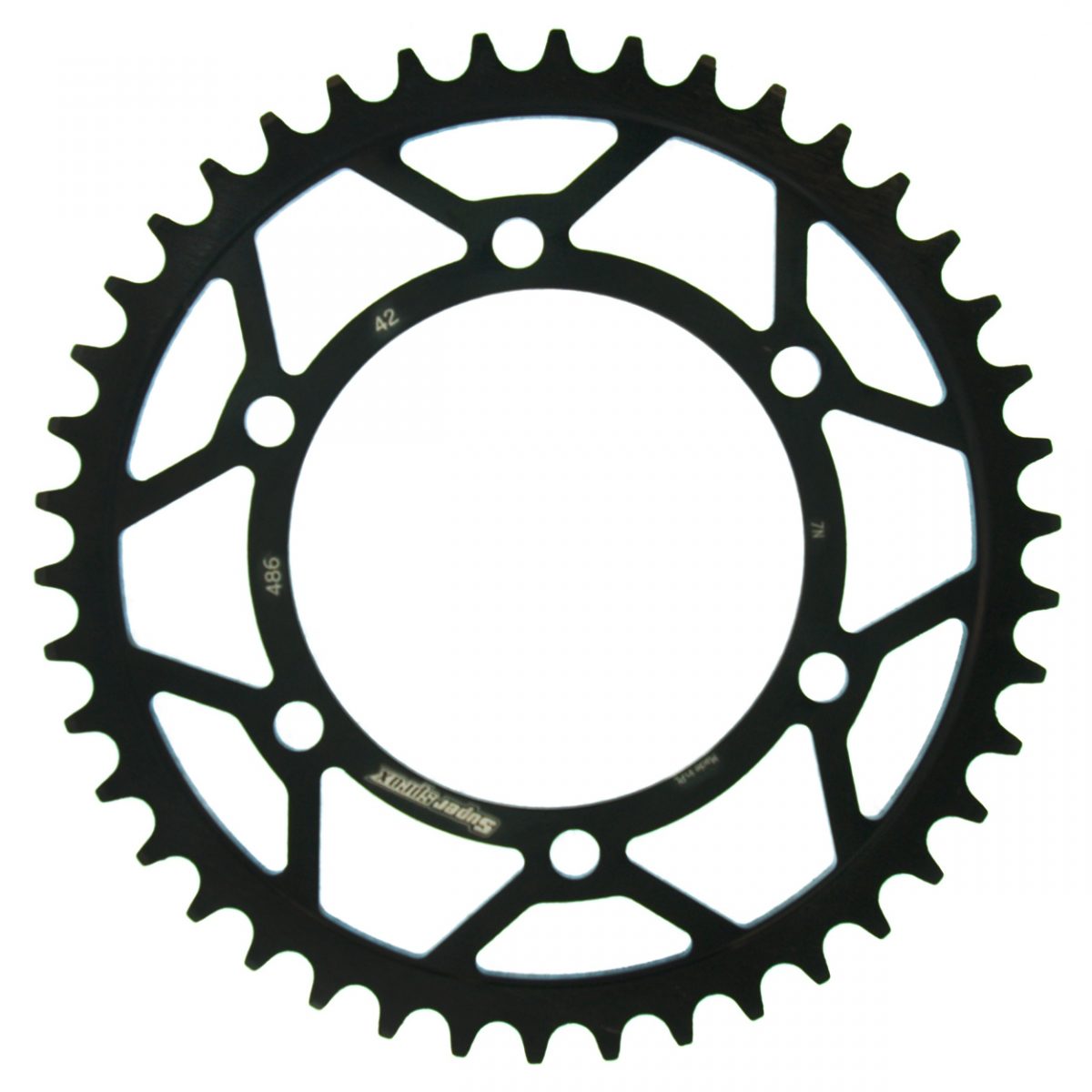 REAR STEEL 42T, BLACK, 520 foto 2