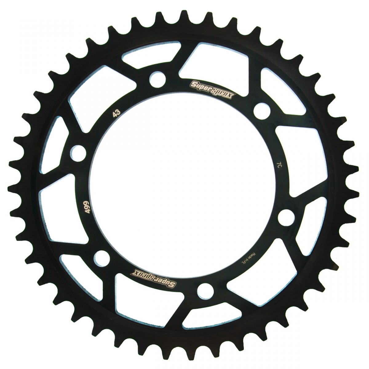 REAR STEEL 43T, BLACK, 530 foto 2