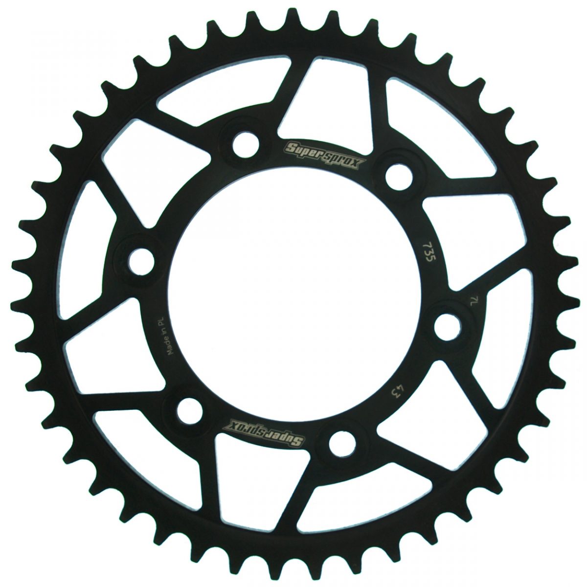 REAR STEEL 43T, BLACK, 520 foto 2