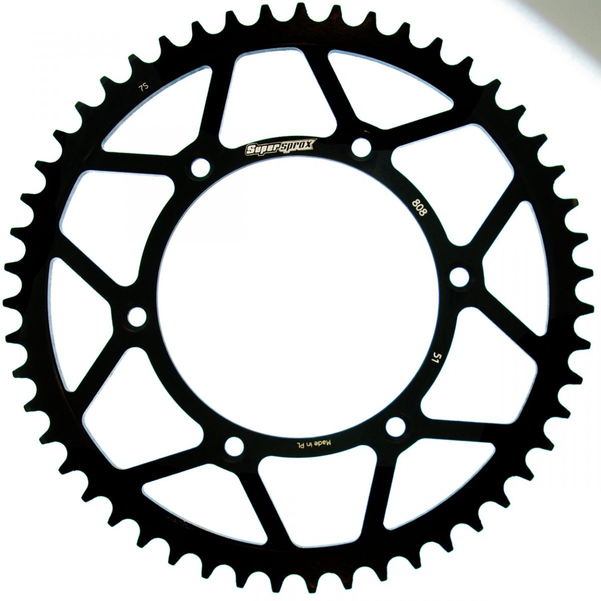 REAR STEEL 51T, BLACK, 520 foto 2