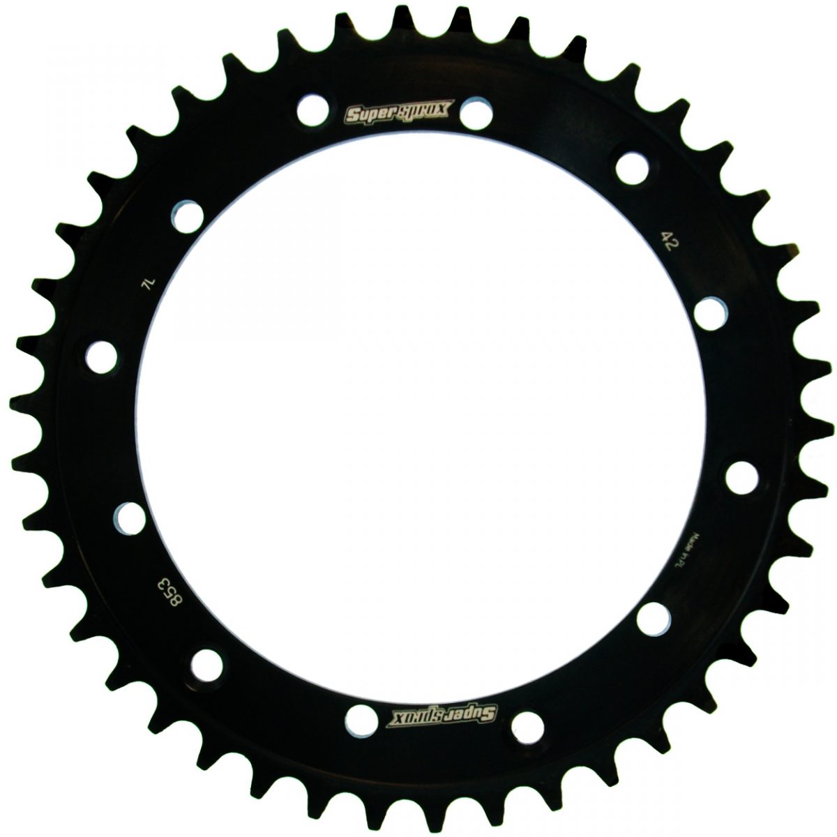 REAR STEEL 42T, BLACK, 520 foto 2
