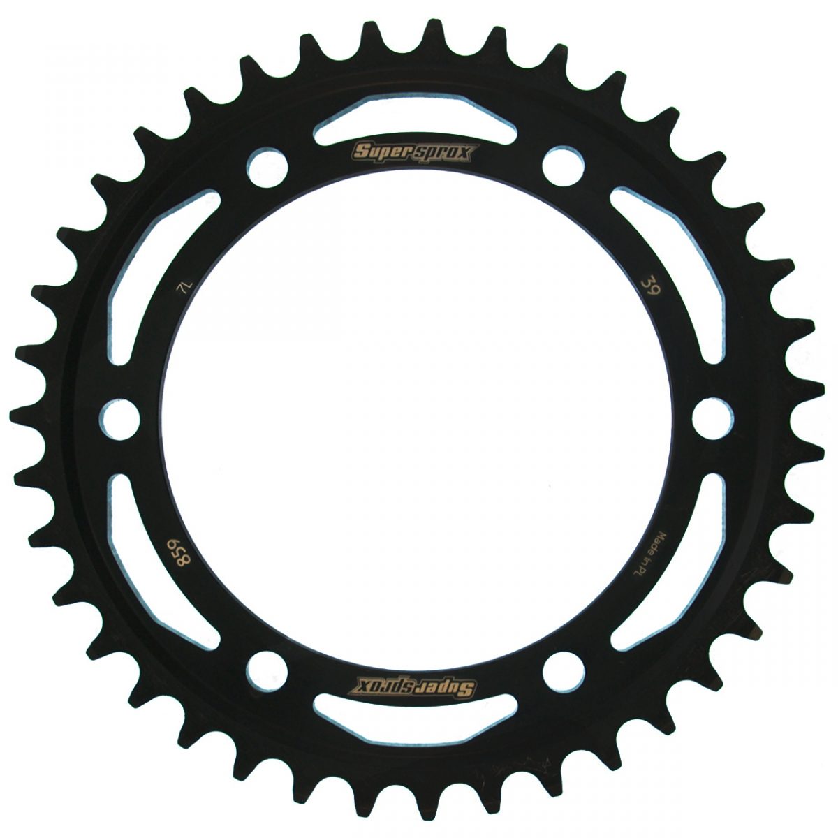 REAR STEEL 39T, BLACK, 530 foto 2