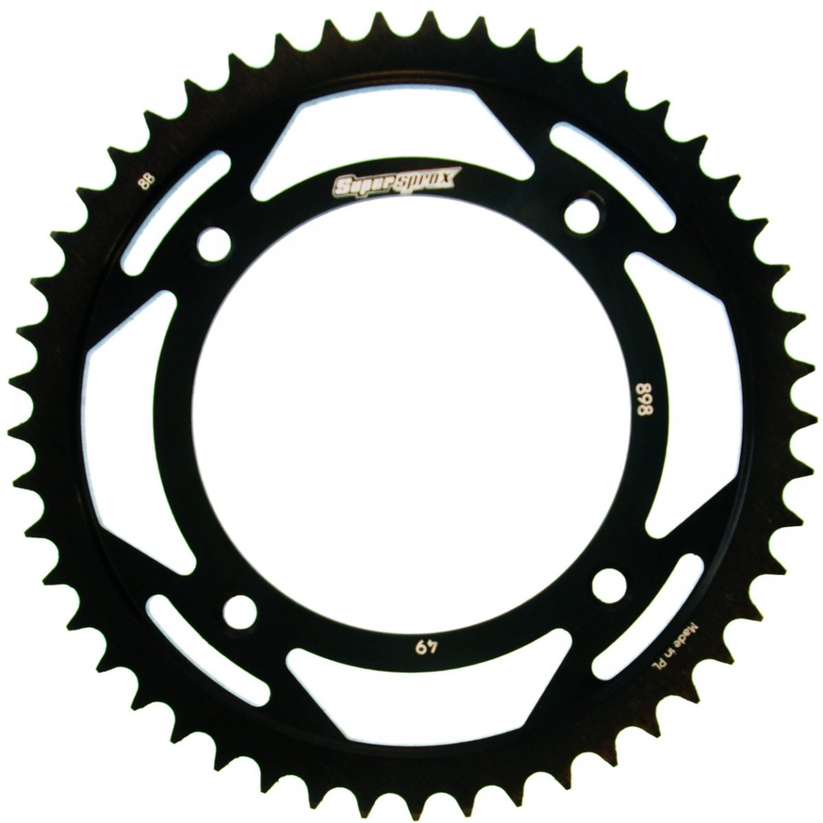 REAR STEEL 49T, BLACK, 428 foto 2