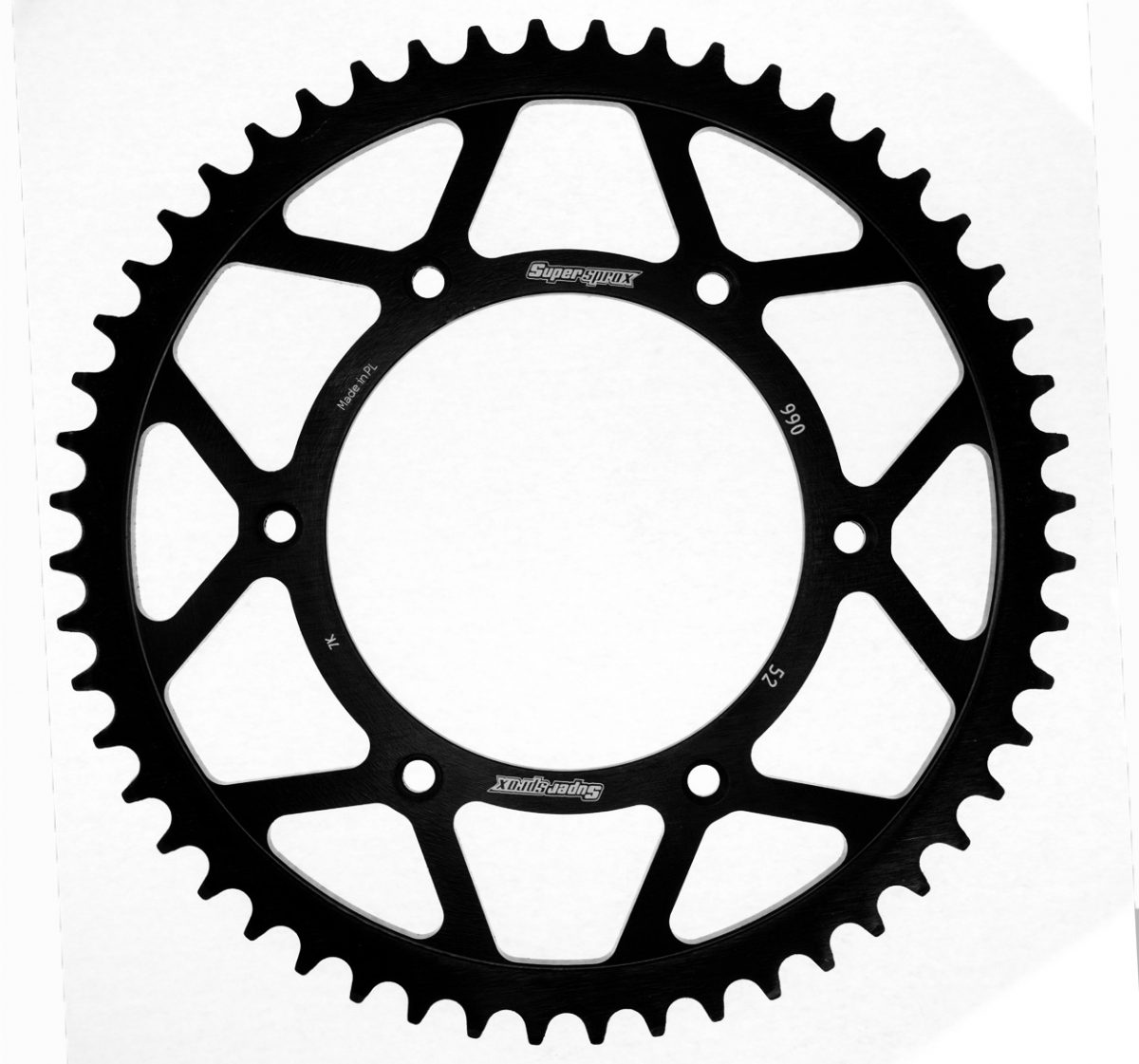 REAR STEEL 52T, BLACK, 520 foto 2
