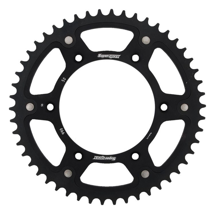 REAR STEALTH 50T, BLACK, 520