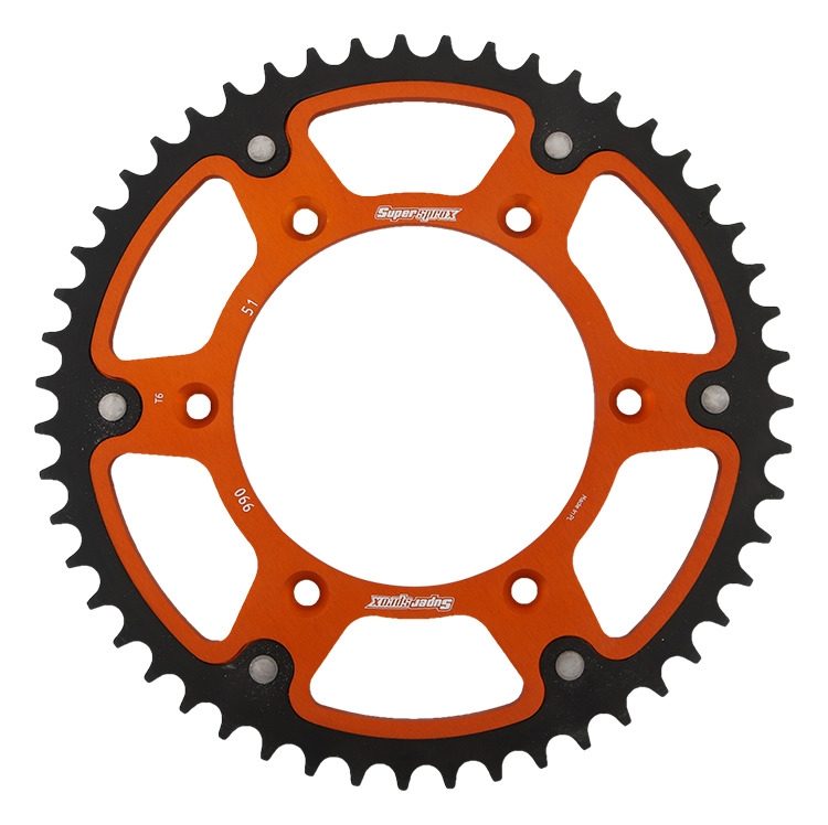 REAR STEALTH 51T, ORANGE, 520