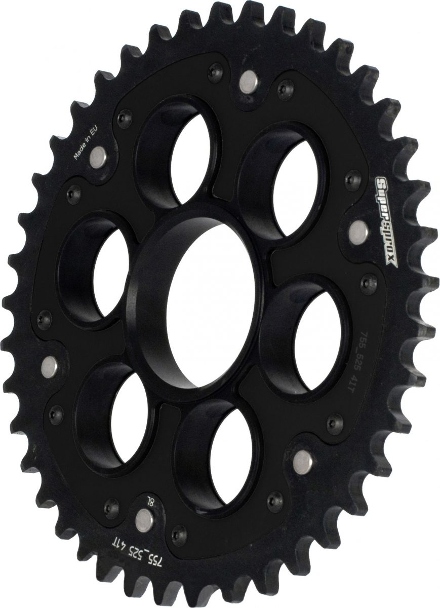REAR DUCATI EDGE 40T, BLACK, 525