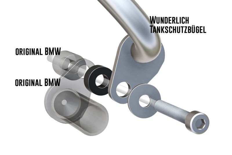 Adapterset voor "ULTIMATE" tank beschermbeugels