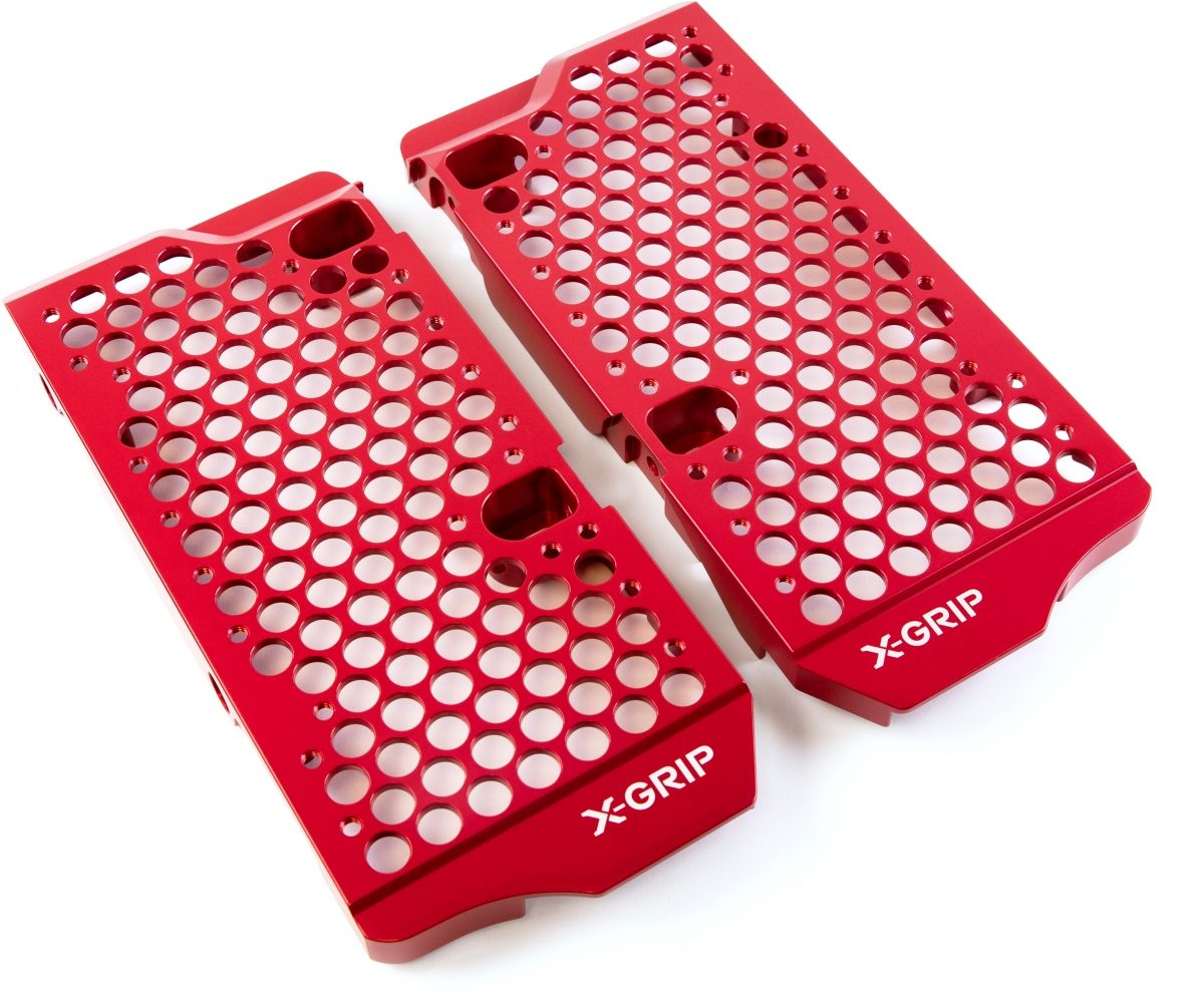 RADIATOR GUARD SET RED